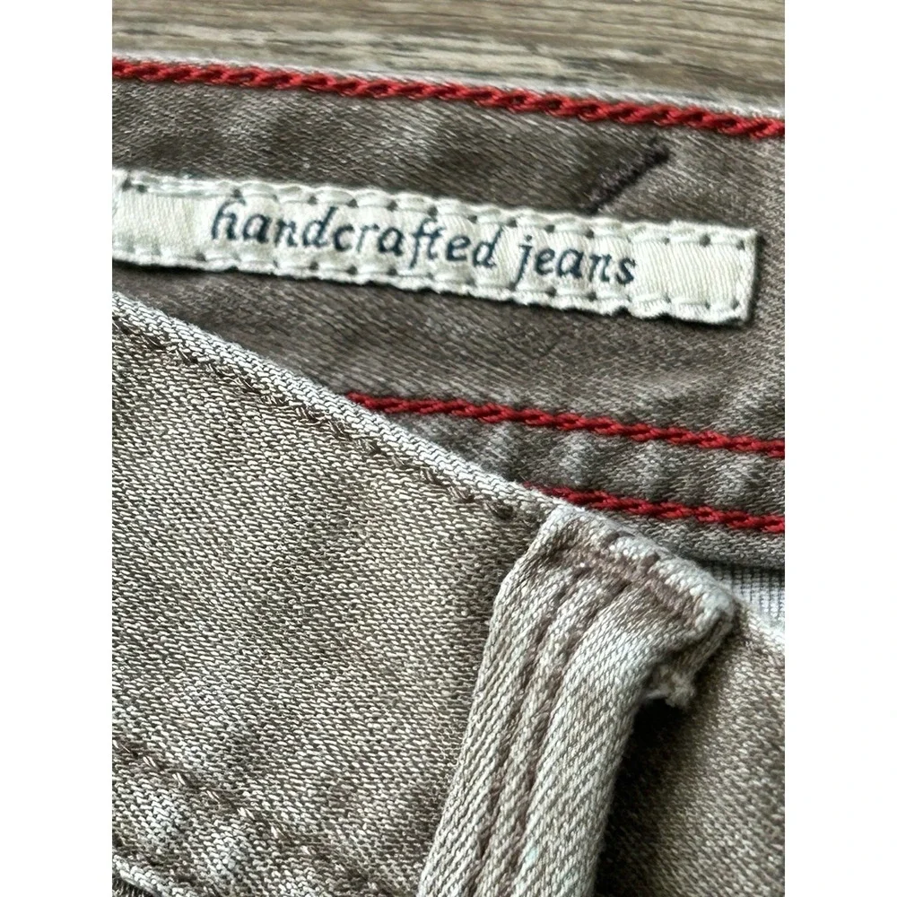 Alberto Modern Fit Brown Stretch Jeans Men 34x34 Luxury Designer Denim